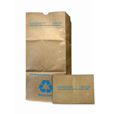 Sacos de papel para revestimento de gramado com embalagem personalizada e capacidade de peso pesado