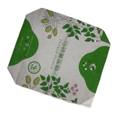 Tipo de válvula personalizada Saco de papel multipar industrial de embalagem Amido com laminação