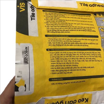 Laminagem de válvulas industriais Sacos de papel de parede multi para embalagens adesivas de telhas