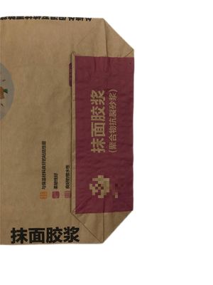 Bolsas de papel de parede múltipla de válvula para embalagem de argamassa conveniente e confiável