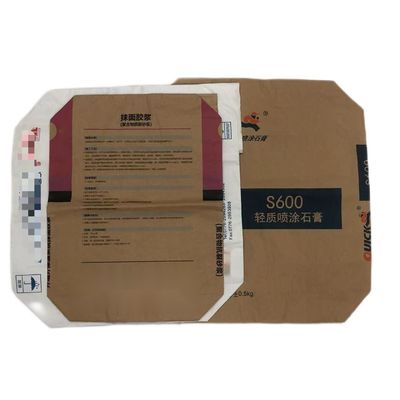 Sacos de papel de válvula multiparede biodegradáveis, à prova de água, à prova de umidade e de qualidade alimentar