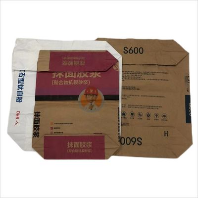 Embalagem personalizada Saco de papel industrial 25 kg Embalagem Materiais químicos de construção