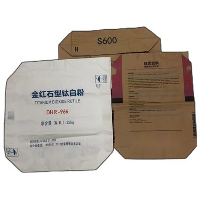 Saco de papel de válvula de tamanho personalizado para soluções de embalagem da indústria química