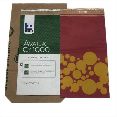 Sacos de papel de várias camadas personalizados Sacos de papel de duas camadas Sacos de papel de três camadas