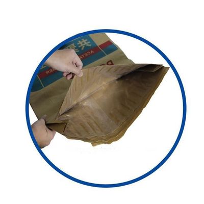 Saco de papel de parede múltipla selante térmico reciclado personalizável para embalagens de alimentos