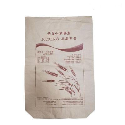 Sacos de papel de vedação térmica de qualidade alimentar Embalagens Leite em pó farinha Aditivos alimentares