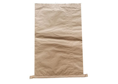 Sacos de papel de embalagem Abertos costurados de alimentação animal dos sacos de papel de Multiwall da boca do produto comestível