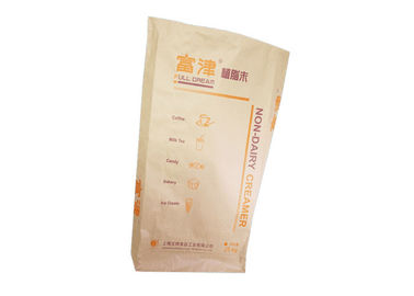 Sacos de papel inferiores lisos de 2 ou 3 camadas 300mm Multiwall Kraft