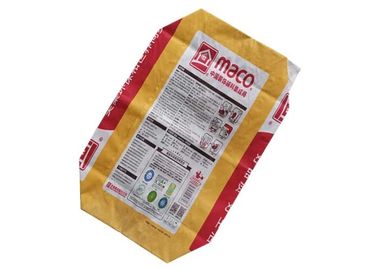 Sacos de papel colados 40kg resistente de Multiwall da válvula da válvula do cimento saco feito sob encomenda