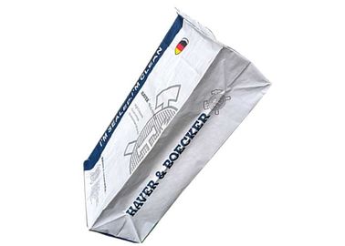 Sacos de papel da válvula de 3 camadas para o tamanho personalizado gipsita e imprimir a grande capacidade
