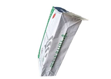 Sacos de papel Multilayer duráveis da parte inferior lisa dos sacos de papel químicos da válvula da embalagem do pó