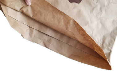 sacos de papel abertos costurados 25kg de Multiwall da boca