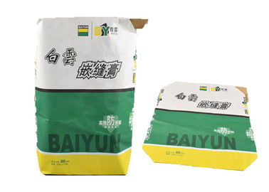 A estabilidade alta colou sacos de papel impermeáveis da parte inferior do bloco dos sacos de papel de Multiwall da válvula