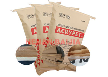 Cópia aberta costurada perfurada industrial 60g de Flexo dos sacos de papel de Multiwall da boca - 120g/M2