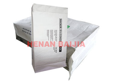 Enchimento de alta velocidade da abertura fácil industrial da parte inferior lisa do quadrado dos sacos de papel da válvula de PVSE