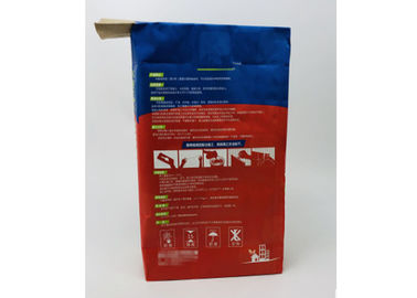 2 da válvula do saco de papel de Multiwall De papel de embalagem de sacos camadas do cimento da parte inferior lisa ensacam o saco plástico da telha personalizado