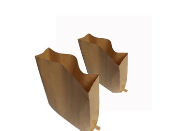 Cor branca de Brown do pacote do café dos sacos de papel de Multiwall Kraft do produto comestível com bico
