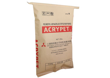 Empacotamento químico costurado da resina do Pvc do material 25kg do saco de papel inferior de Multiwall Kraft