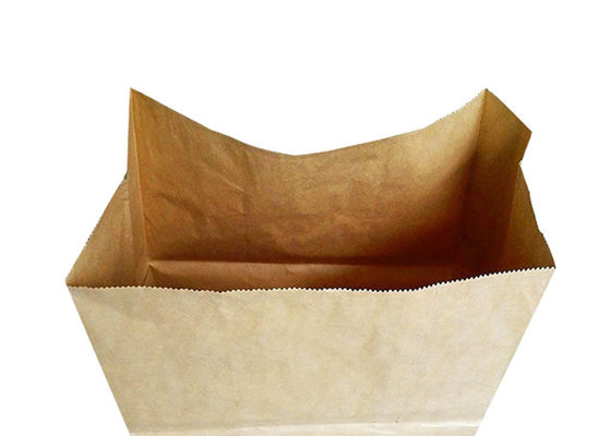 Sacos de papel abertos do gramado do papel da boca 300x400x900mm e do gramado de Multiwall Kraft da recusa