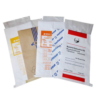 sacos de papel de 5kg 10kg 25kg Multiwall Kraft para a embalagem da grão