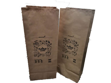 Sacos de papel Compostable recicláveis de Multiwall de 4 camadas
