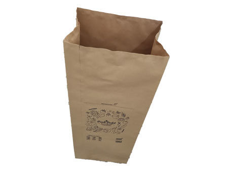 7 sacos de papel imprimindo de Multiwall do lixo da cozinha da cor 80g/M2