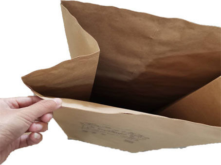 7 sacos de papel imprimindo de Multiwall do lixo da cozinha da cor 80g/M2