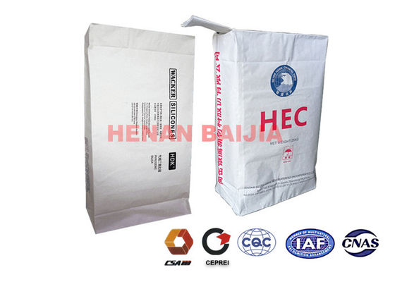 Os sacos de papel duráveis de Multiwall Kraft sacos de papel altos da parede da estabilidade dos multi vestem - resistente