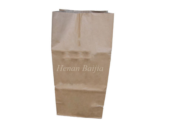 O branco inferior do quadrado imprimiu sacos de papel feitos sob encomenda de CMYK Kraft
