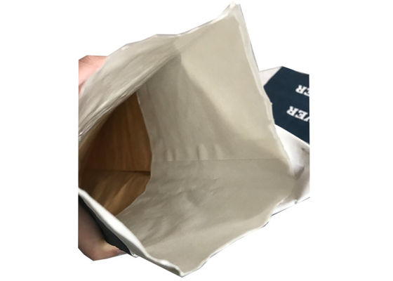 Saco de papel multicamada da boca 25Kg Kraft da válvula para o silicone preto branco do carbono