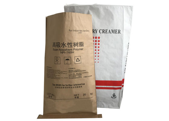 Preto de carbono precipitado meteorológico dos sacos de papel de Multiwall Kraft do silicone 25KG