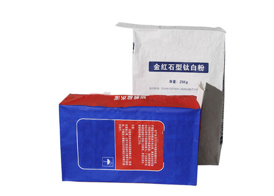 Saco de papel multicamada da boca 25Kg Kraft da válvula para o silicone preto branco do carbono