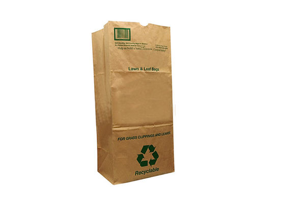 O saco de lixo de papel amigável da cozinha de 20 mícrons de Eco desperdiça o saco de papel de Kraft da coleção