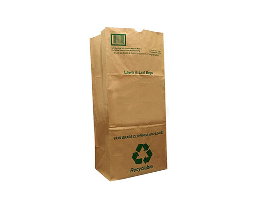 200 sacos da recusa mícrons de gramado e de folha dos sacos de papel 25kg de Multiwall Kraft