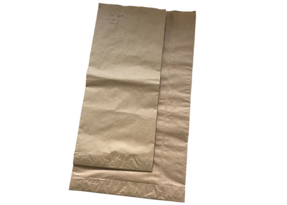 Alta velocidade que enche bens resistentes dos sacos de papel de Kraft 3 camadas com o saco do PE para dentro