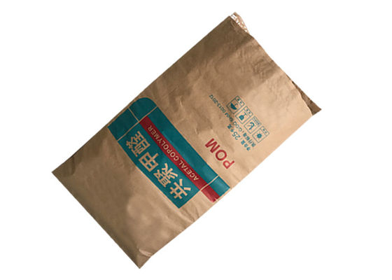 Umidade imprimindo de 7 sacos de papel de Multiwall Kraft da cor - impermeabilize 65g-130g/M2 de abertura fácil