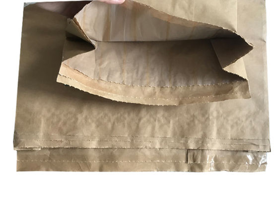 Calor do material de construção 120gsm - sacos de papel selados com parte inferior da pitada