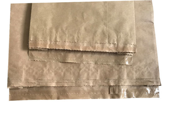 Os sacos de papel abertos costurados de grande resistência de Multiwall da boca comprimem inferior para empacotar