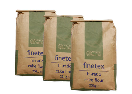 Saco de papel personalizado de Kraft da dobra de Logo Size 1-4 para a semente da alimentação animal de embalagem