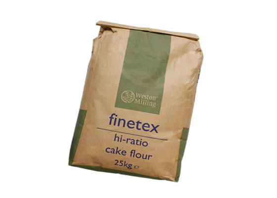 Sacos de papel da dupla camada 25kg Multiwall Kraft para Cat Litter Animal Feed Packaging