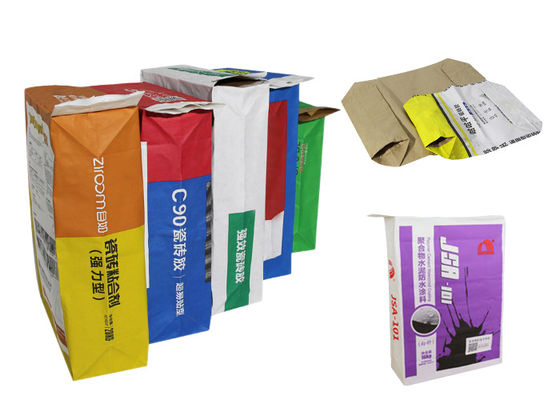 Sacos Pregelatinized da válvula do papel do saco de papel de embalagem 15kg do amido 20kg 25kg