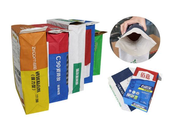 pó desmineralizado sacos de papel do soro de 15kg 20kg 25kg Multiwall Kraft