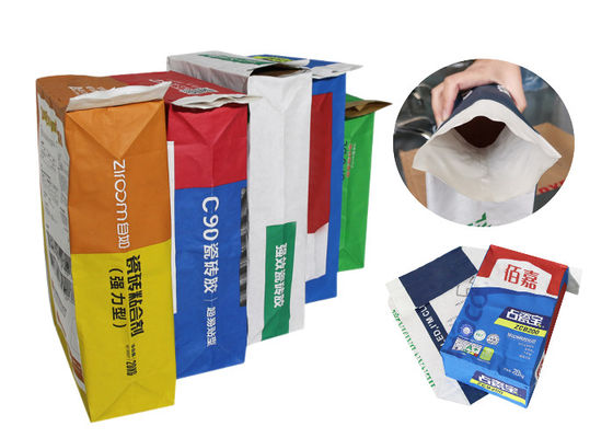 O agente concreto Multiwall Kraft Paper do tratamento da relação ensaca 20kg 25kg