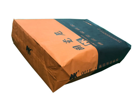 20kgs colou sacos de papel de Multiwall Kraft da válvula para o pó da massa de vidraceiro