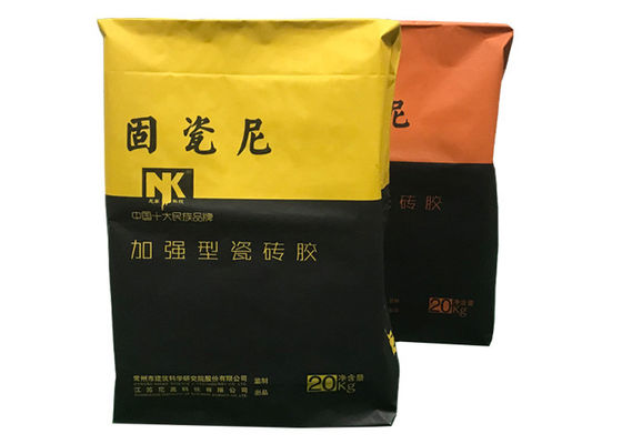A telha cola os sacos de papel industriais 15kg 20kg 25kg 1-4ply de Multiwall