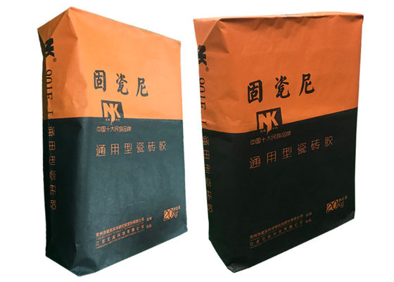 A telha cola os sacos de papel industriais 15kg 20kg 25kg 1-4ply de Multiwall