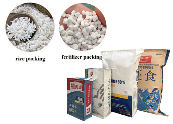 Saco de papel reciclado amigável Eco- da farinha de trigo do produto comestível do saco de papel de Multiwall Kraft