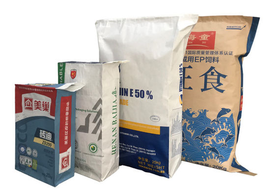 Umidade reciclável personalizada - saco de papel da embalagem do material de construção do saco da válvula da prova