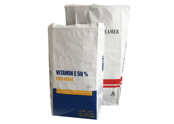 Sacos de papel de Multiwall 25kgs Kraft Brown 2 camadas/3 camadas