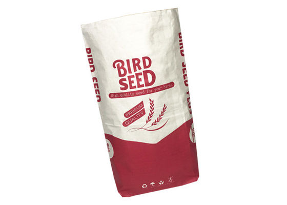 sacos do papel de parede do pacote 25kg químico os multi cimentam o saco de papel de embalagem